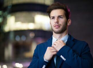 elegancki mężczyzna